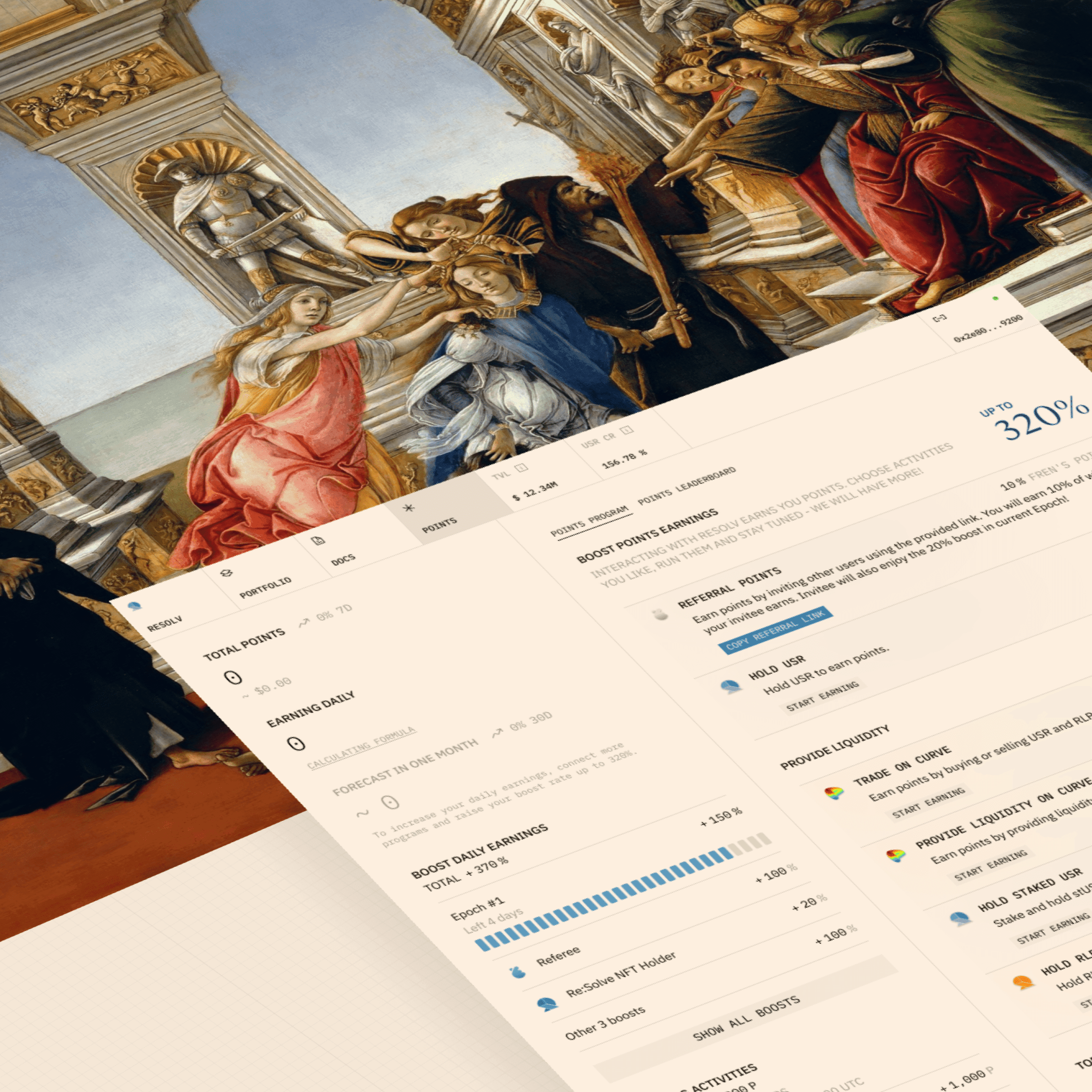 Resolv protocol dashboards